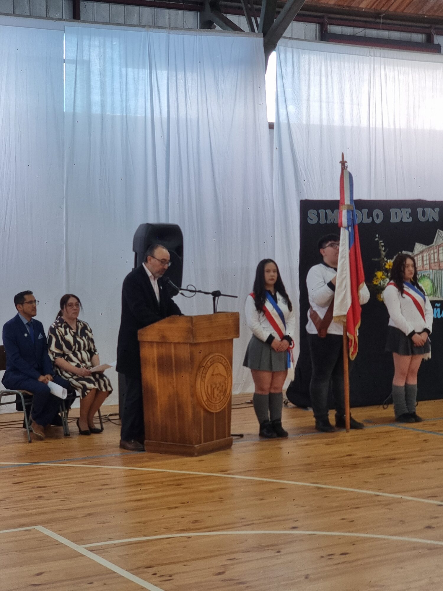 Discurso durante el acto de aniversario del liceo